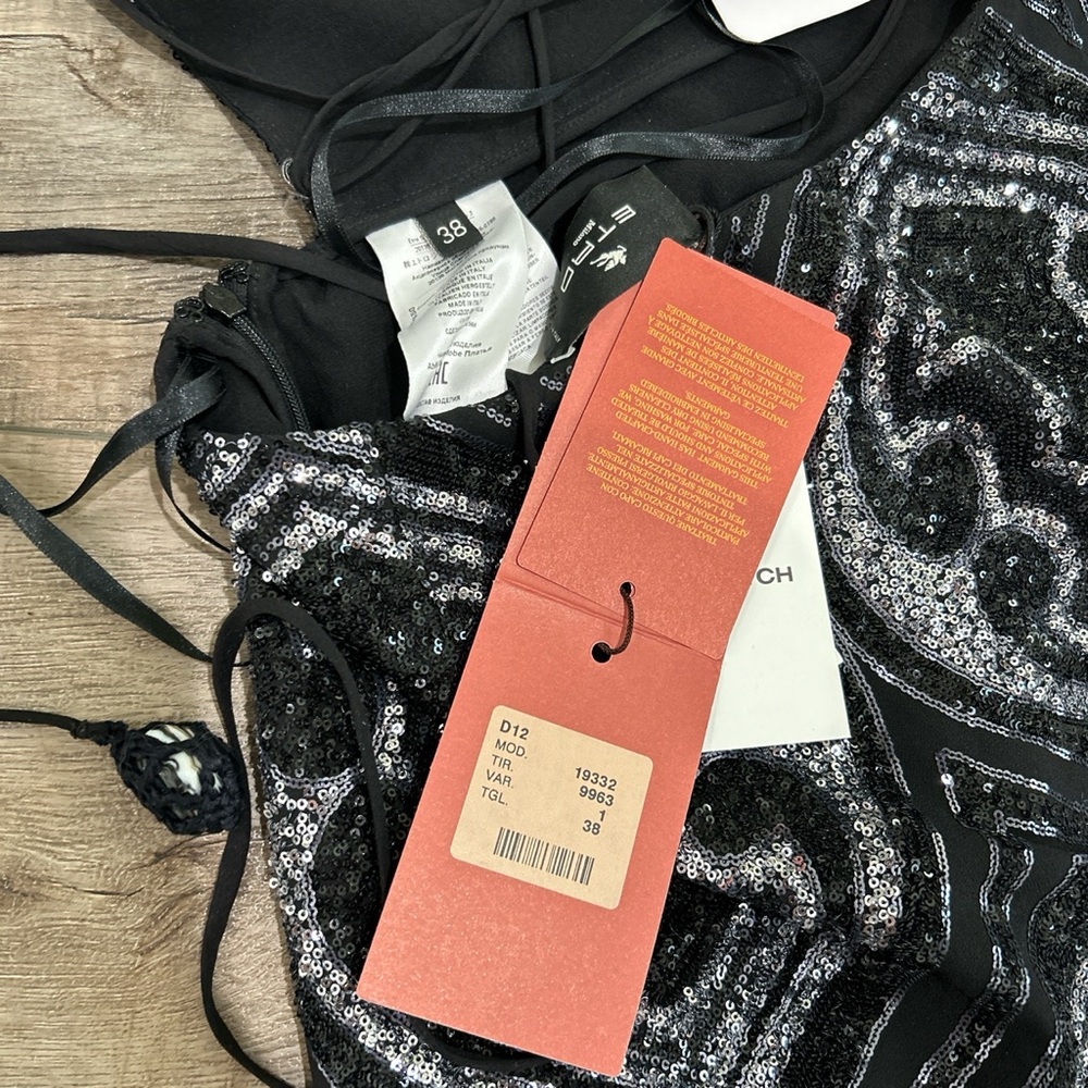 Etro sequin embellished patterned mini dress NWT … - image 9